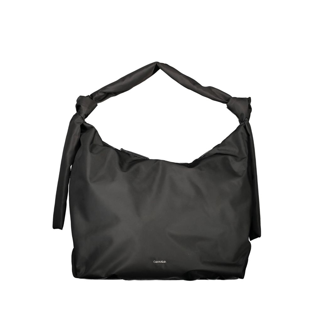 Calvin Klein Black Polyester Hobo Handbag
