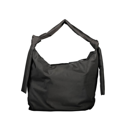 Calvin Klein Black Polyester Hobo Handbag
