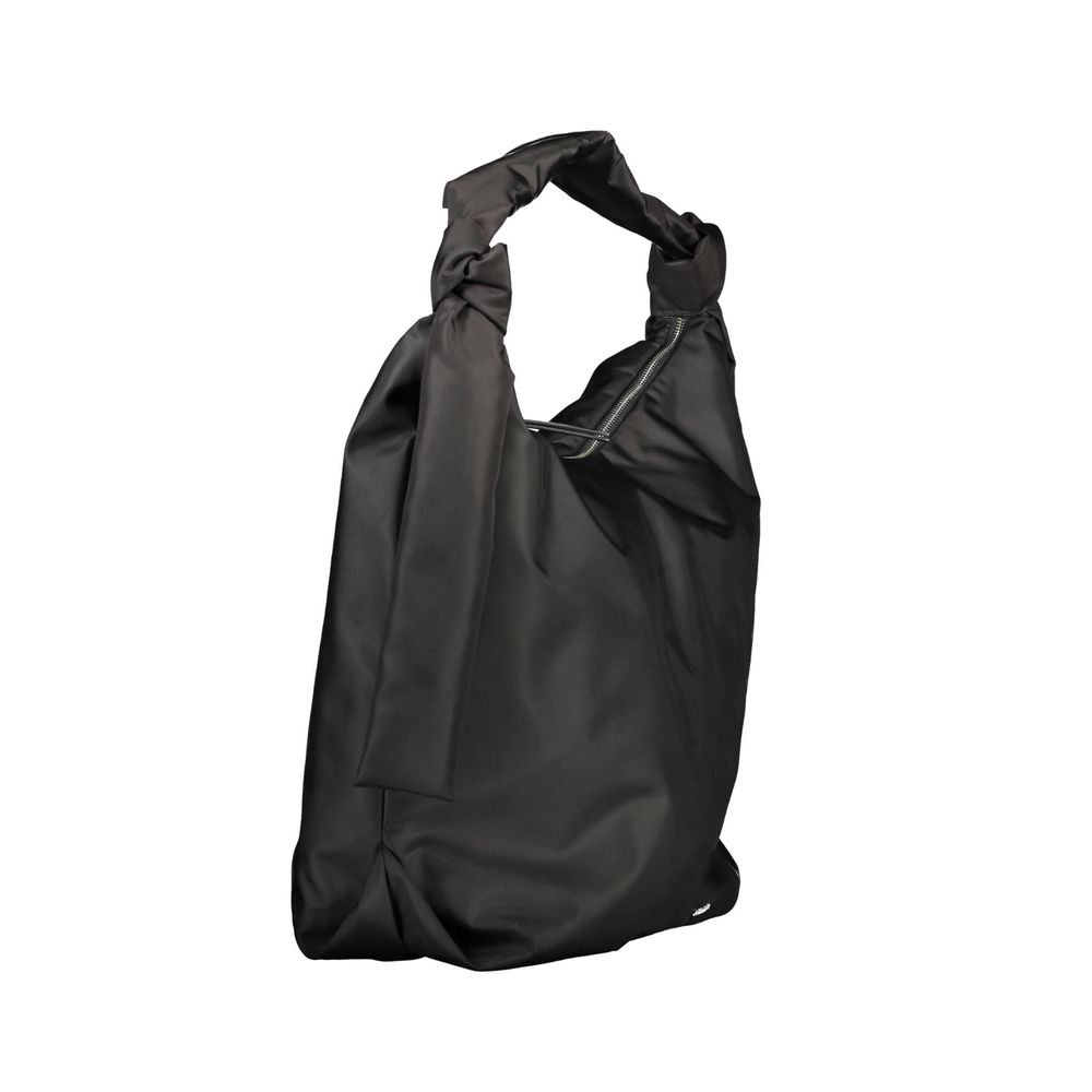 Calvin Klein Black Polyester Hobo Handbag