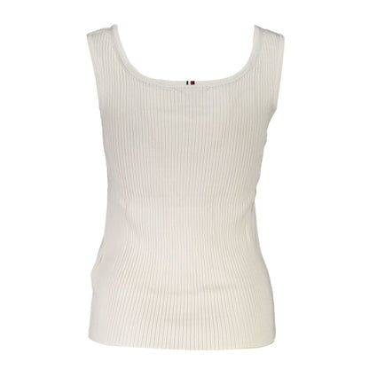 Tommy Hilfiger White Modal Tops & T-Shirt