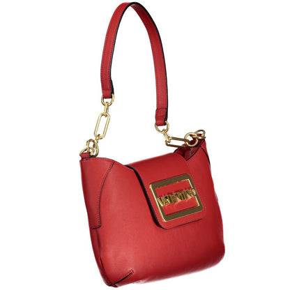 Handbag by Mario Valentino for women in polyethylene red features a exquisite silhouette, showcasing a secure snap & zipper and exquisite internal-pockets with versatile shoulder-strap, handle & adjustable-strap for a exquisite finish.