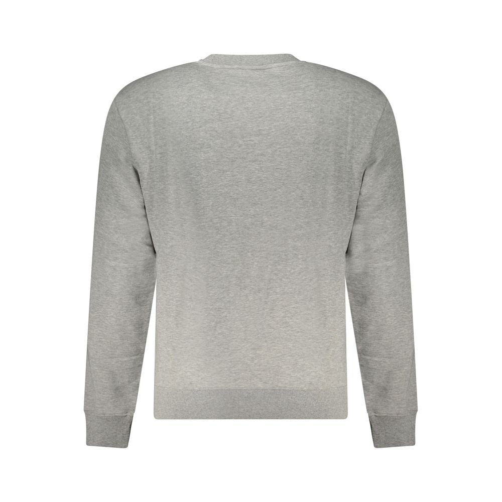 Sweatshirt by Napapijri for men in cotton gray & print features an exquisite silhouette, showcasing and details for a exquisite look.