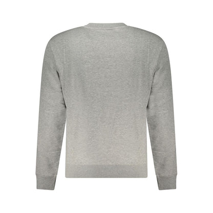 Sweatshirt by Napapijri for men in cotton gray & print features an exquisite silhouette, showcasing and details for a exquisite look.