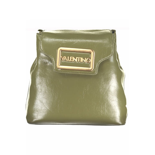Mario Valentino Green Faux Leather Backpack