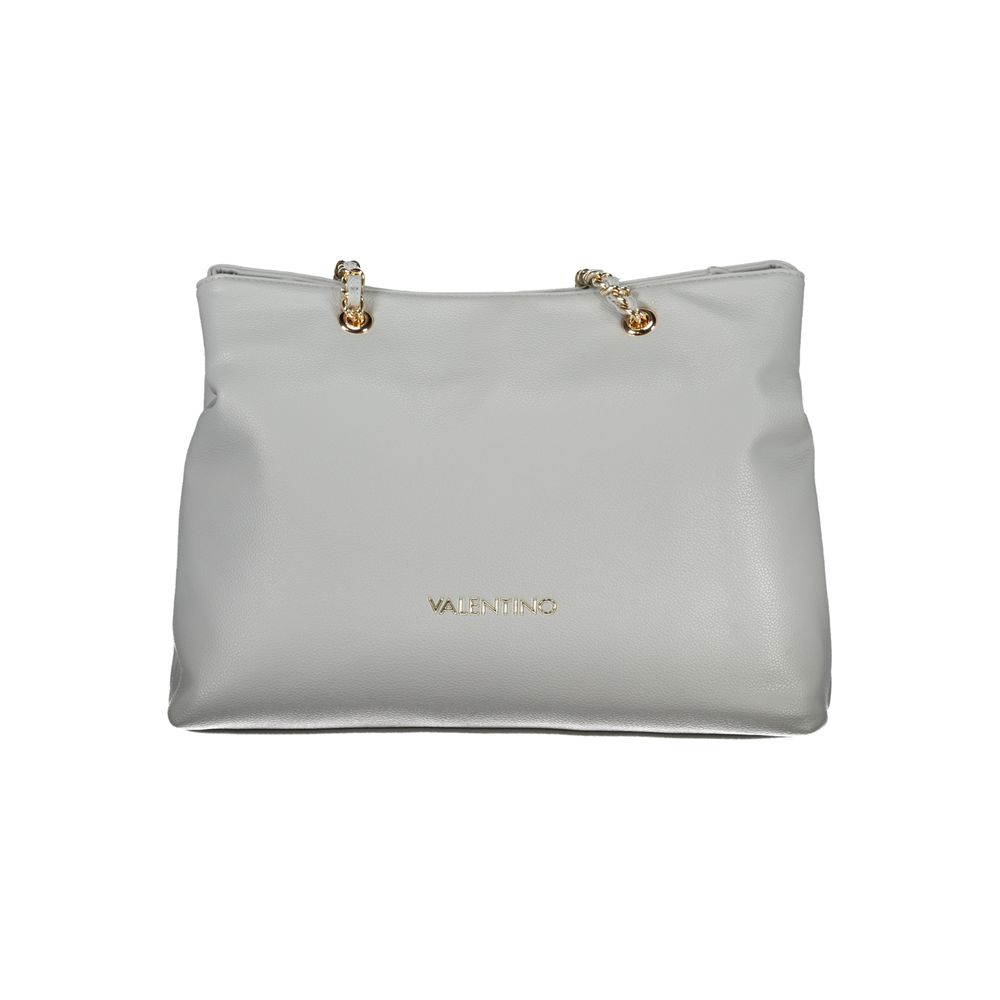 Mario Valentino Gray Polyethylene Handbag