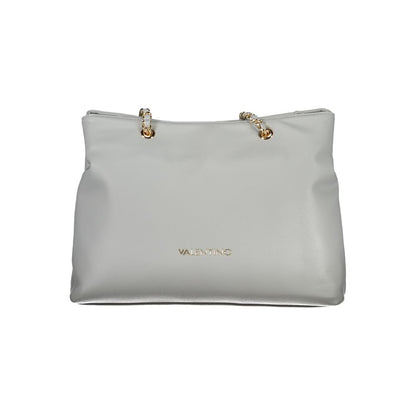 Mario Valentino Gray Polyethylene Handbag