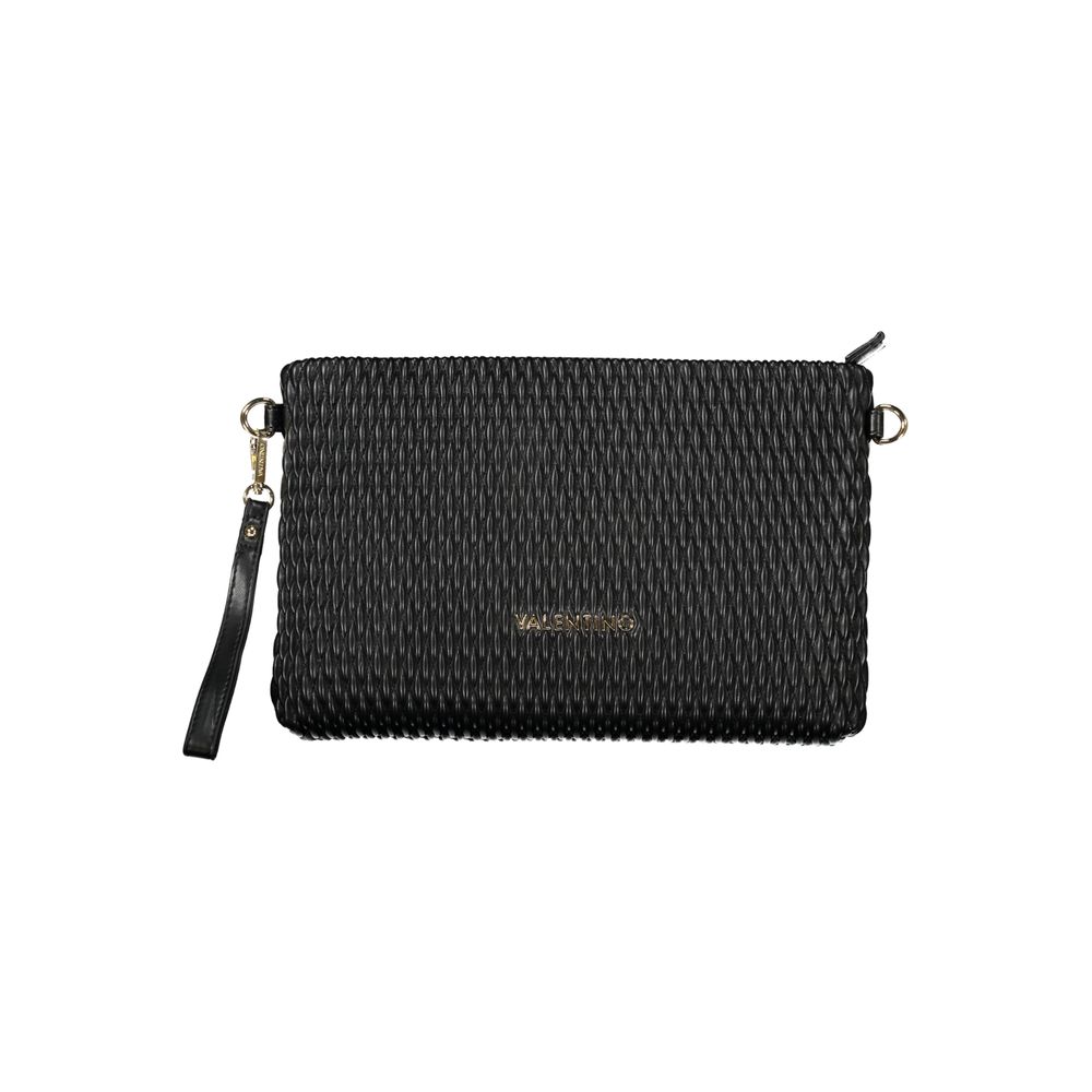 Handbag by Mario Valentino for women in polyethylene black features a exquisite silhouette, showcasing a secure zipper and exquisite internal-pockets with versatile shoulder-strap & adjustable-strap for a exquisite finish.