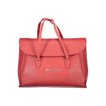 Phone Holder Handbag by Mario Valentino for women in polyethylene red features a exquisite silhouette, showcasing a secure snap and exquisite document-holder, external-pockets, internal-pockets & laptop-compartment with versatile shoulder-strap, handle & adjustable-strap for a exquisite finish.
