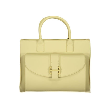 Handbag by Mario Valentino for women in polyethylene green features a refined silhouette, showcasing a secure zipper, organized external-pockets & internal-pockets, and versatile shoulder-strap, handle & adjustable-strap for a refined finish.
