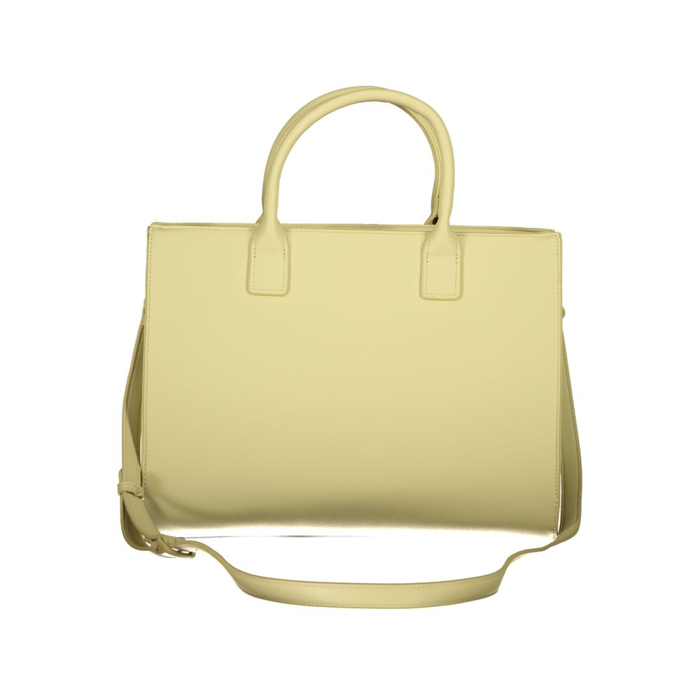 Handbag by Mario Valentino for women in polyethylene green presents a ornamental silhouette, showcasing a secure zipper, ample external-pockets & internal-pockets, and versatile shoulder-strap, handle & adjustable-strap for a ornamental finish.