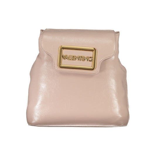 Mario Valentino Pink Faux Leather Backpack