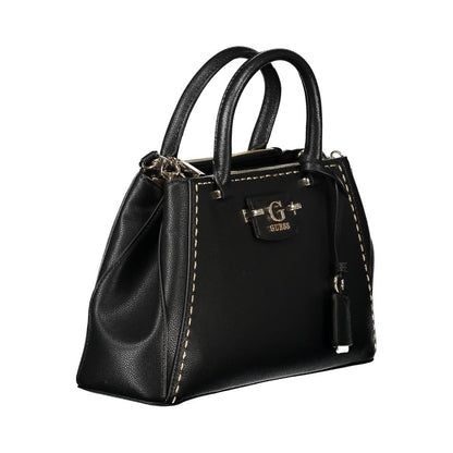 Guess Jeans Black Polyethylene Handbag