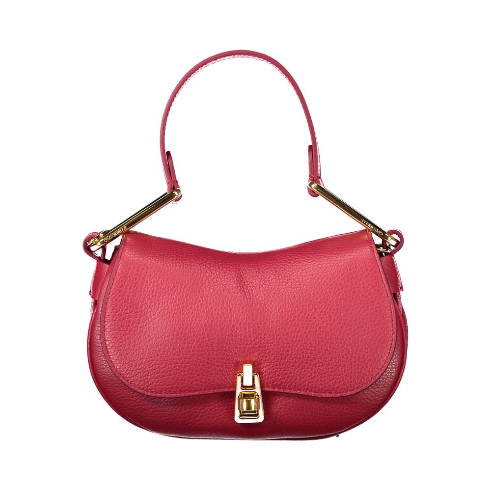 Coccinelle Red Leather Magie Soft Shoulder Handbag