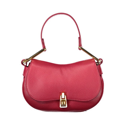 Coccinelle Red Leather Magie Soft Shoulder Handbag