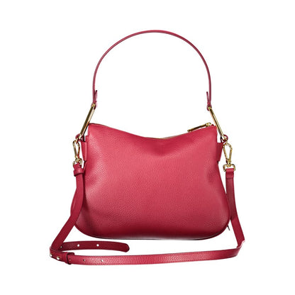 Coccinelle Red Leather Magie Soft Shoulder Handbag