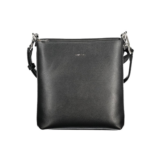 Calvin Klein Black Polyester Convertible Handbag