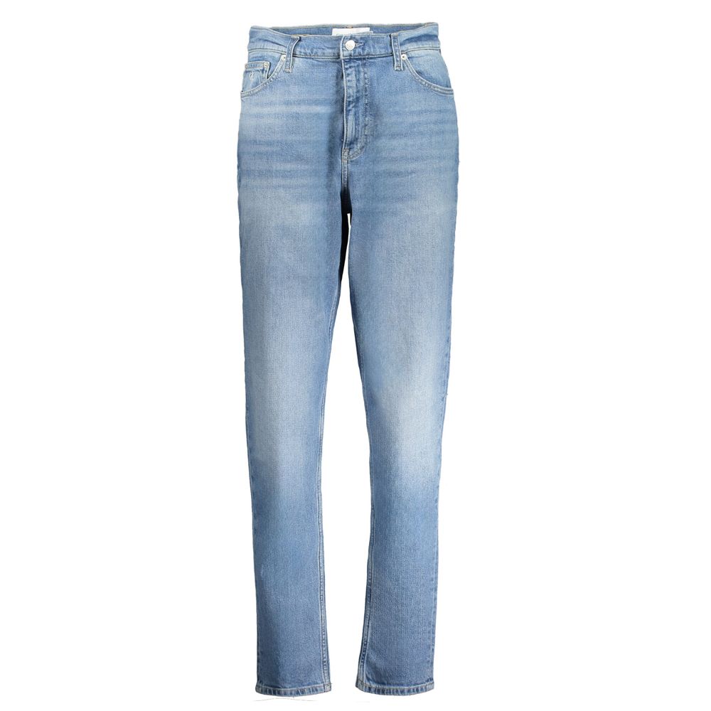 Calvin Klein Blue Cotton Jeans & Pant