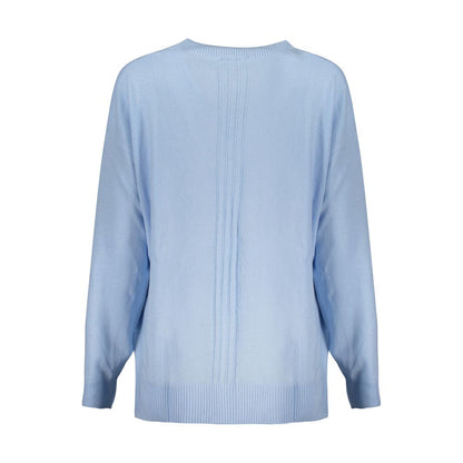 Guess Jeans Blue Cotton Sweater