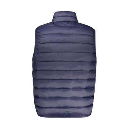 Vest by Norway 1963 for men in polyamide blue & signature showcases a dynamic silhouette, perfectly balancing pockets with a dynamic for a sophisticated, high-fashion look.