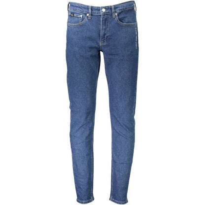 Calvin Klein Blue Cotton Jeans & Pant