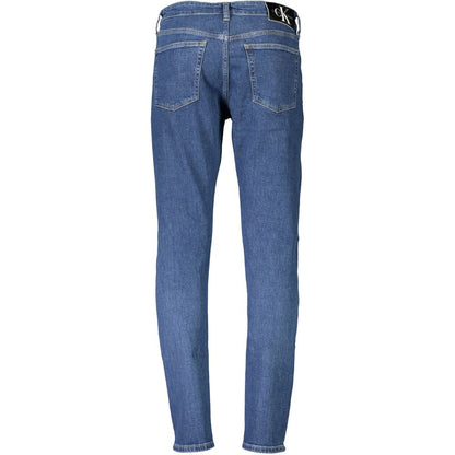 Calvin Klein Blue Cotton Jeans & Pant