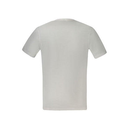 T-Shirt by Hugo Boss for men in cotton white & print features a plush silhouette, showcasing a sophisticated and for a truly plush finish.