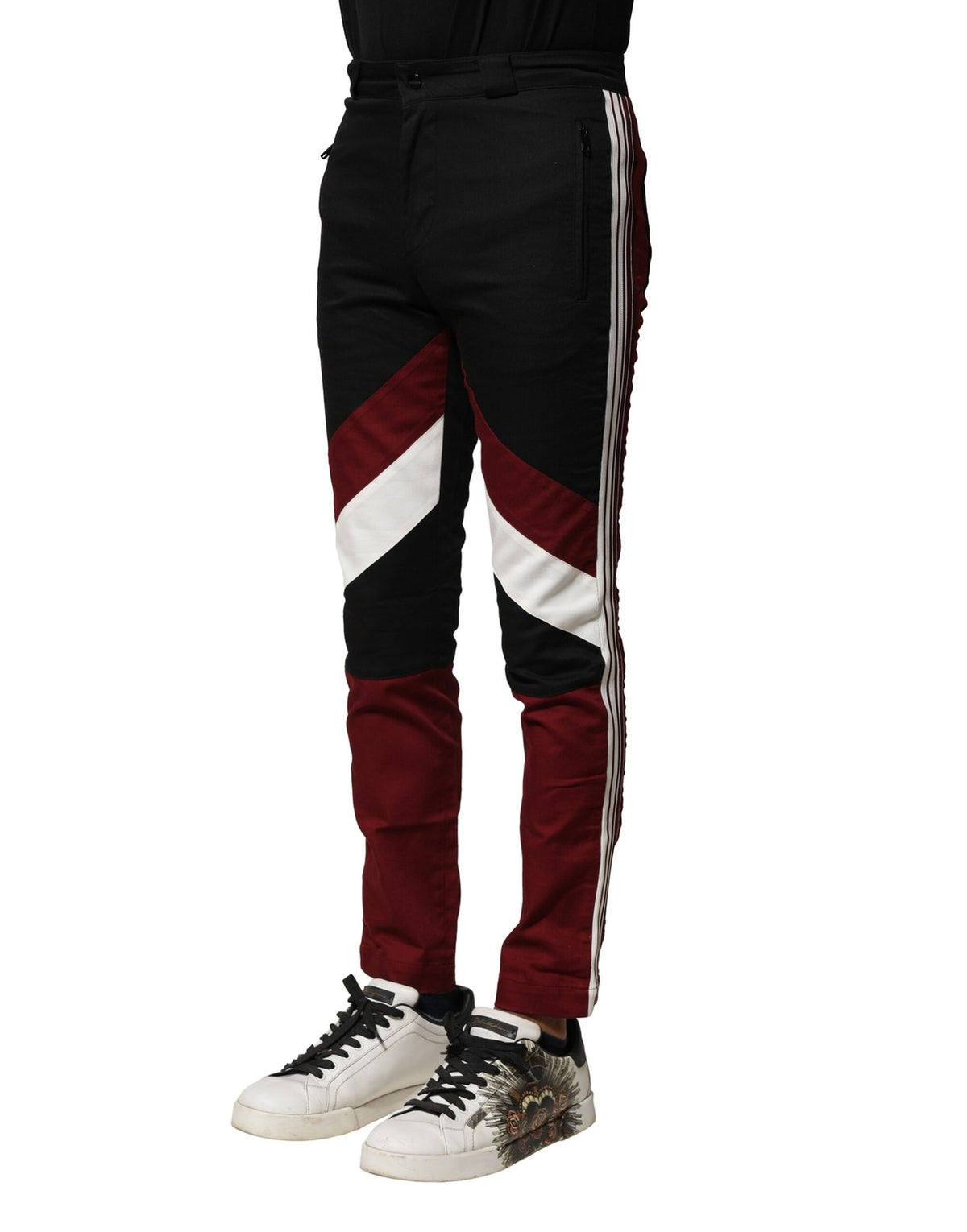 Dolce & Gabbana 9 To 5 Men's Regular Fit Stretch Cotton Joggers - Multicolor