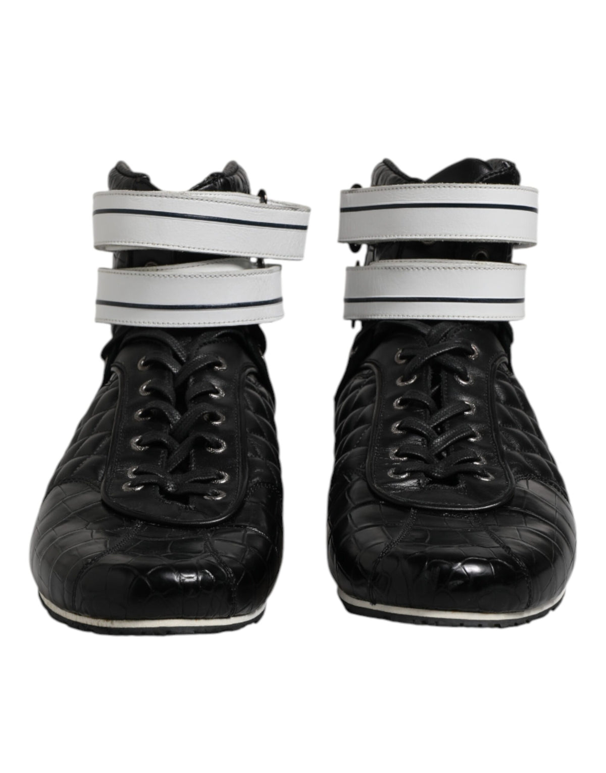 Dolce & Gabbana Men's Fashion Leather & Rubber Sneakers - Black