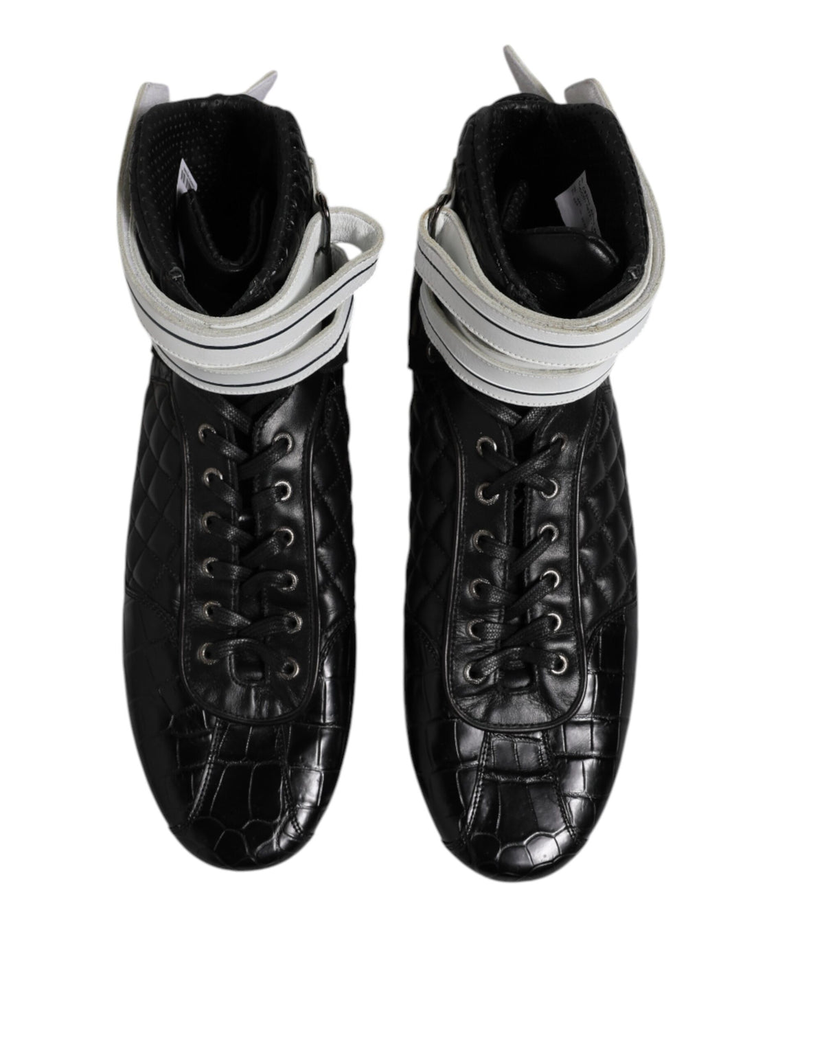 Dolce & Gabbana Men's Fashion Leather & Rubber Sneakers - Black
