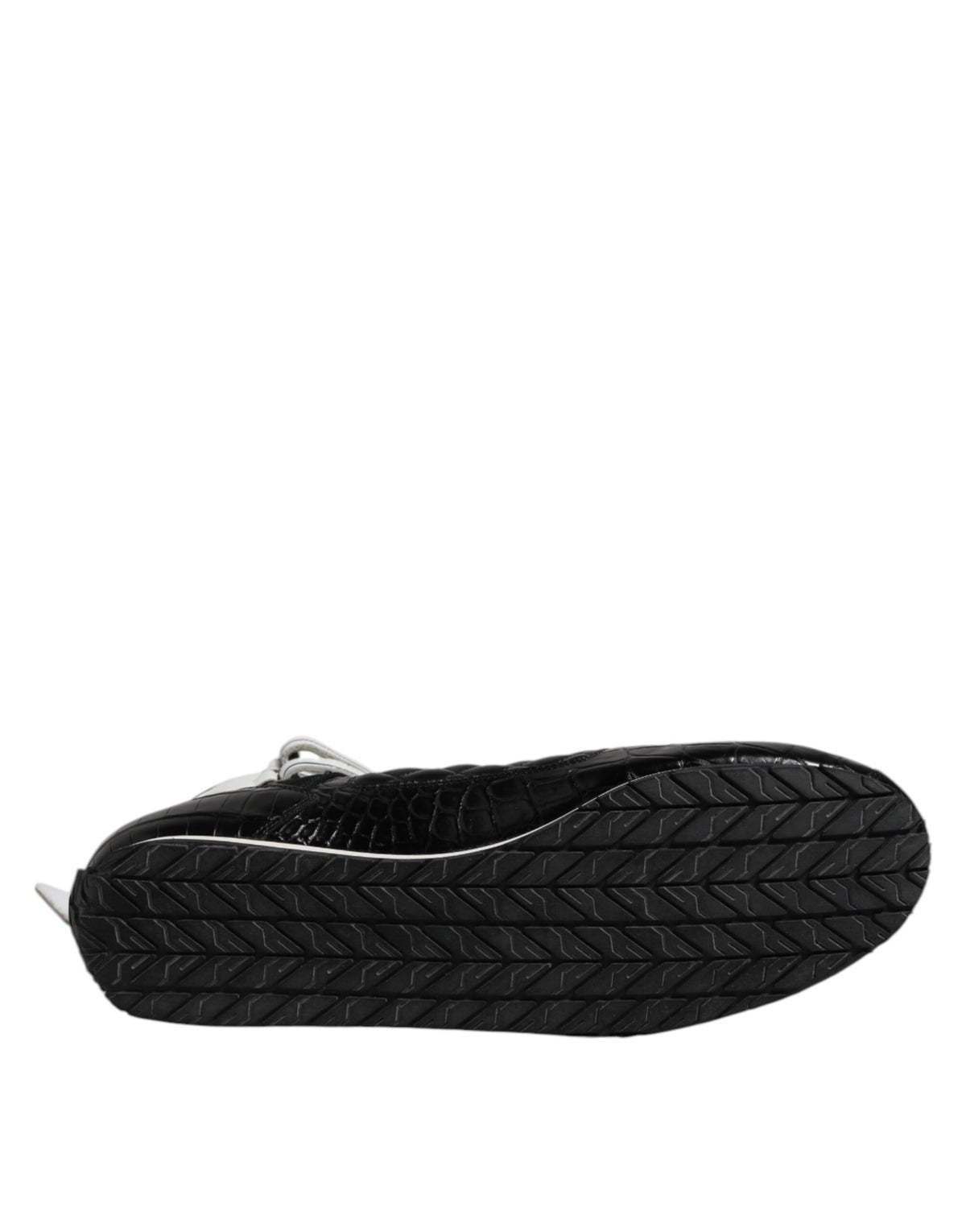 Dolce & Gabbana Men's Fashion Leather & Rubber Sneakers - Black