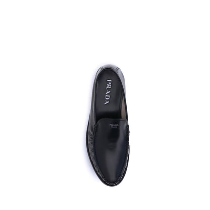 Prada Brushed Leather Loafers
