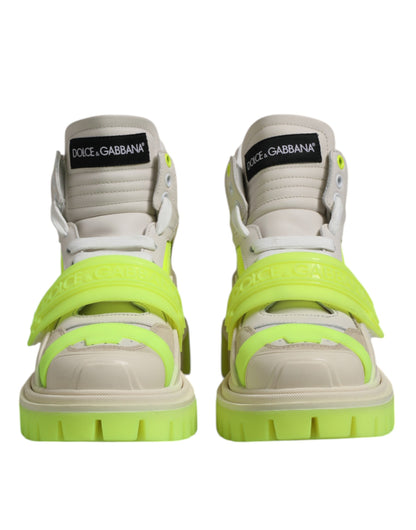 Dolce & Gabbana Women's Fashion Calf Leather Polyester & Rubber Sneakers - Multicolor