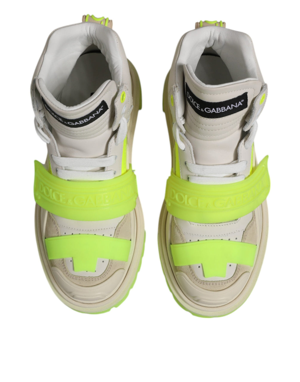 Dolce & Gabbana Women's Fashion Calf Leather Polyester & Rubber Sneakers - Multicolor