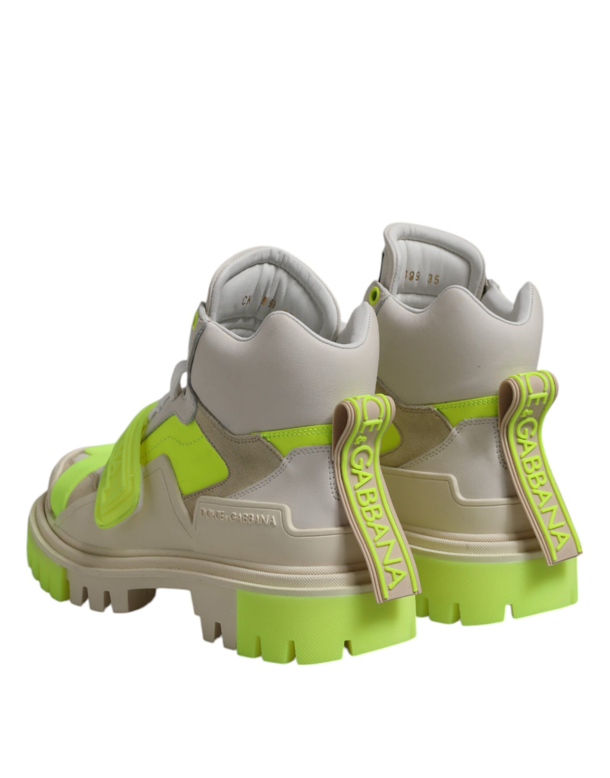 Dolce & Gabbana Women's Fashion Calf Leather Polyester & Rubber Sneakers - Multicolor