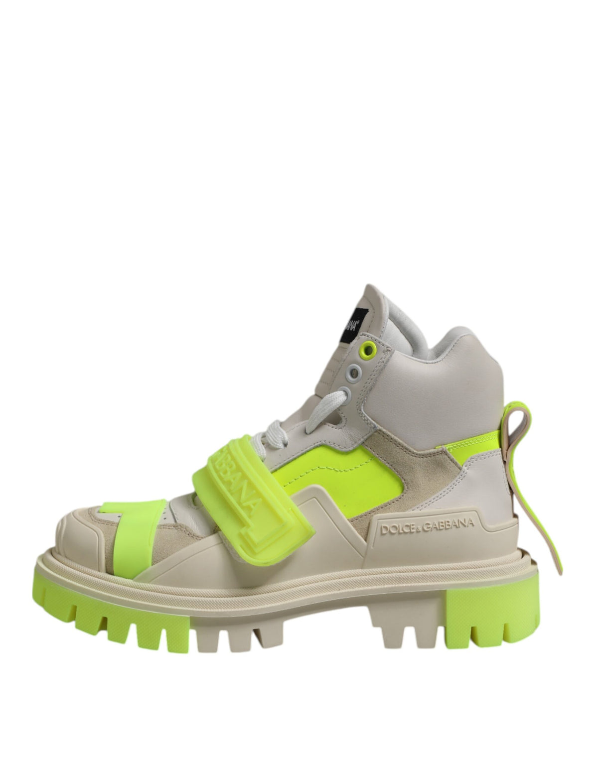 Dolce & Gabbana Women's Fashion Calf Leather Polyester & Rubber Sneakers - Multicolor