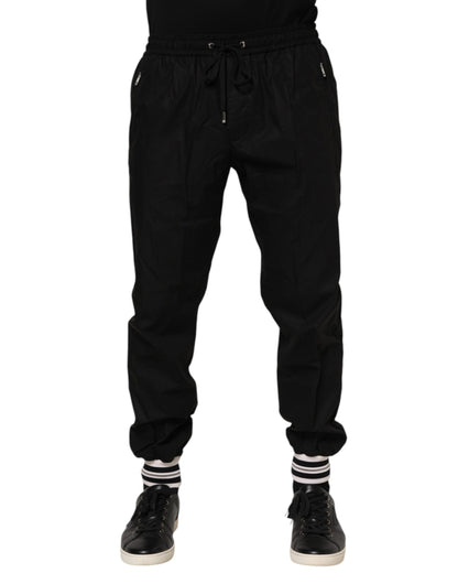 Dolce & Gabbana Men's Cotton Joggers - Black