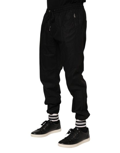 Dolce & Gabbana Men's Cotton Joggers - Black