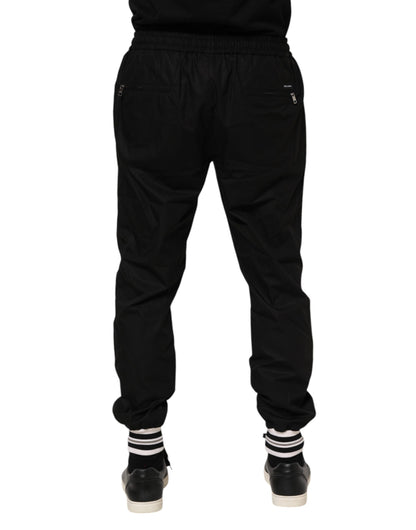 Dolce & Gabbana Men's Cotton Joggers - Black