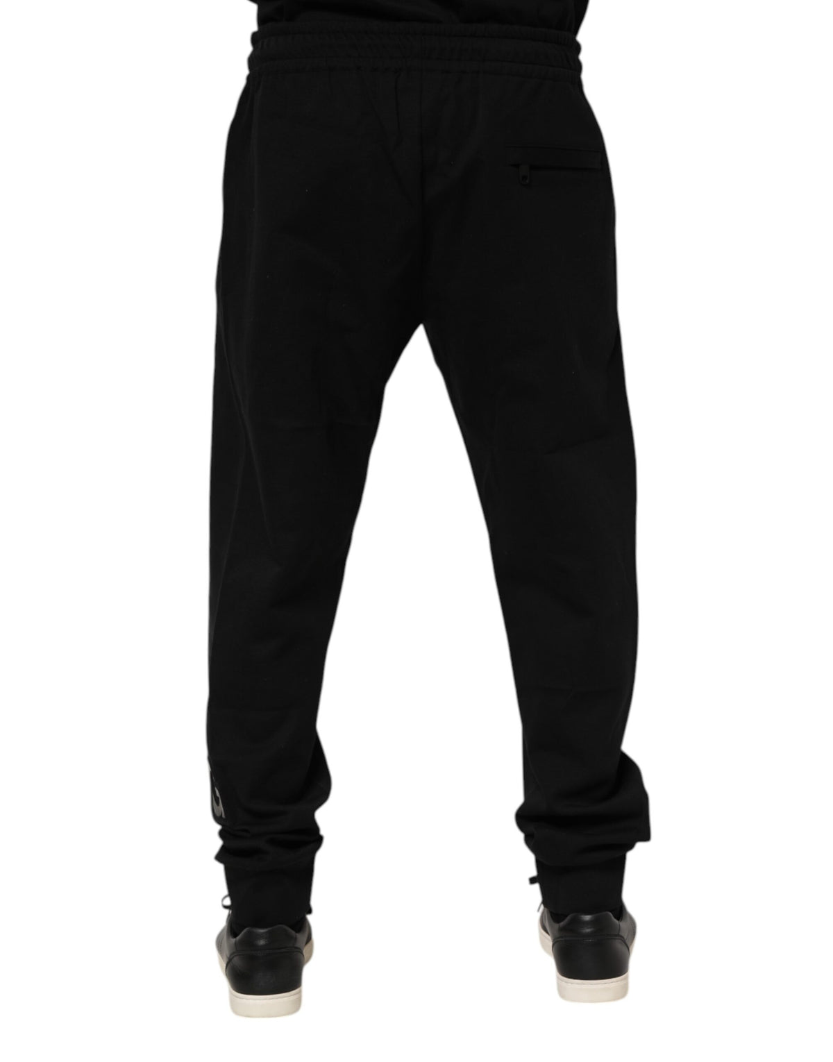 Dolce & Gabbana Men's Nylon Cotton Jogger Sweatpants - Black