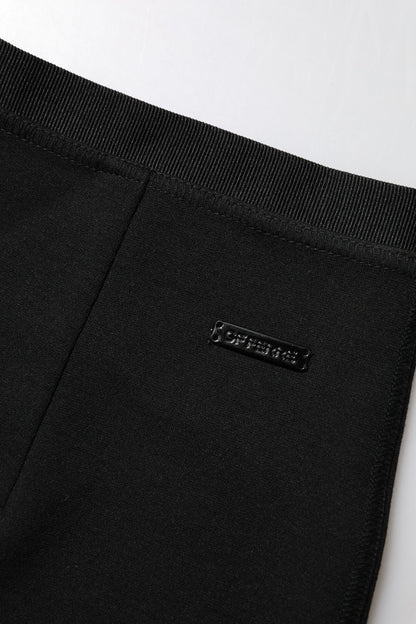 GF Ferre Women's Pencil Stretch Viscose Polyester Knee Skirt - Black