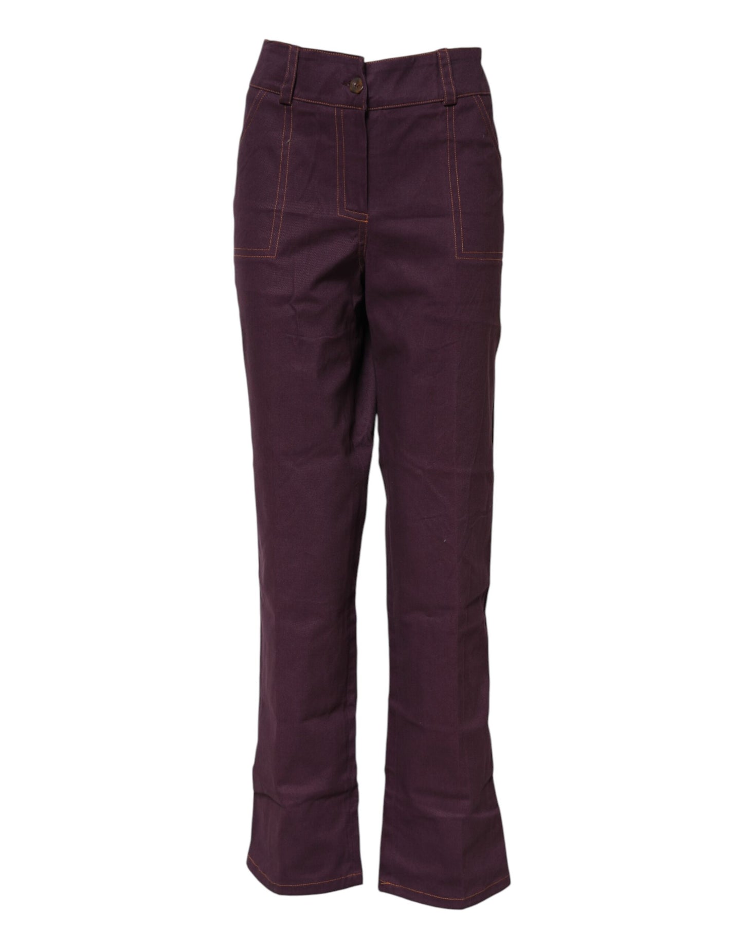 BENCIVENGA Purple High Waisted Tapered Pants