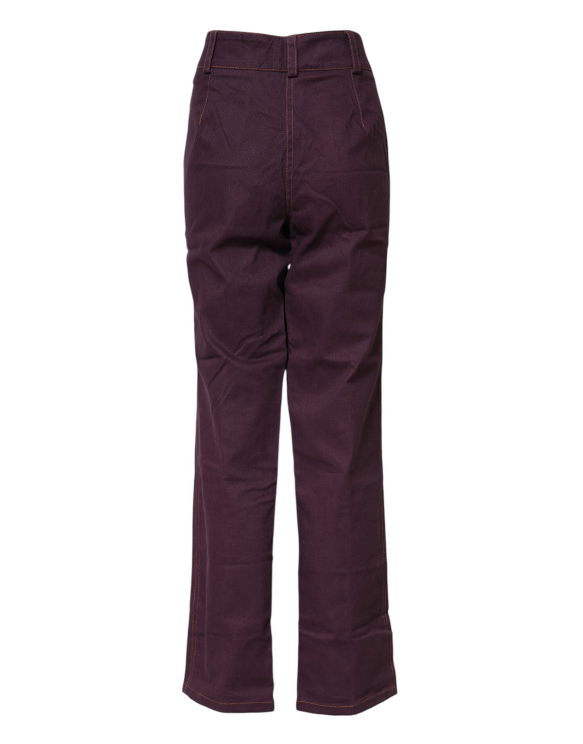 BENCIVENGA Women's Tapered Leg Flared High Rise Stretch Cotton Jeans - Purple
