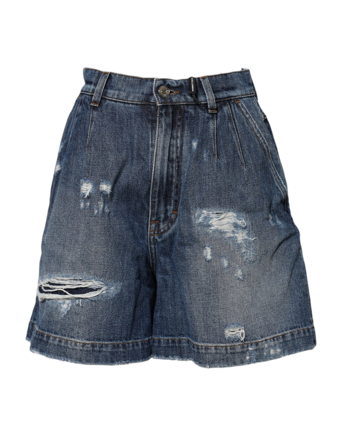 Dolce & Gabbana Women's Denim Cotton Shorts - Blue