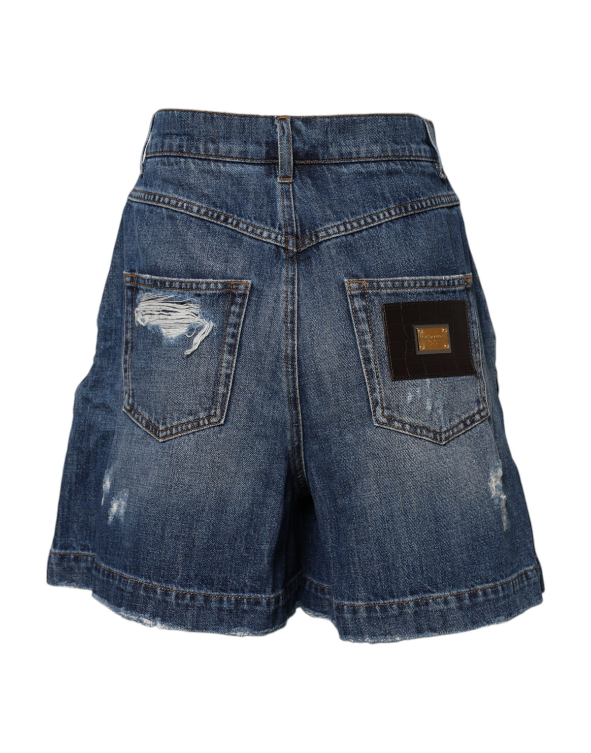Dolce & Gabbana Women's Denim Cotton Shorts - Blue
