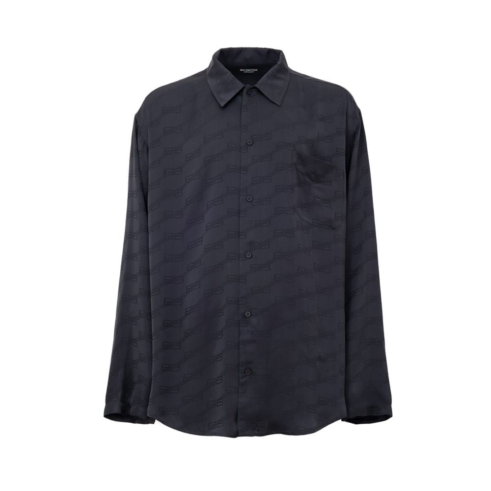 Balenciaga Gray Viscose Shirt