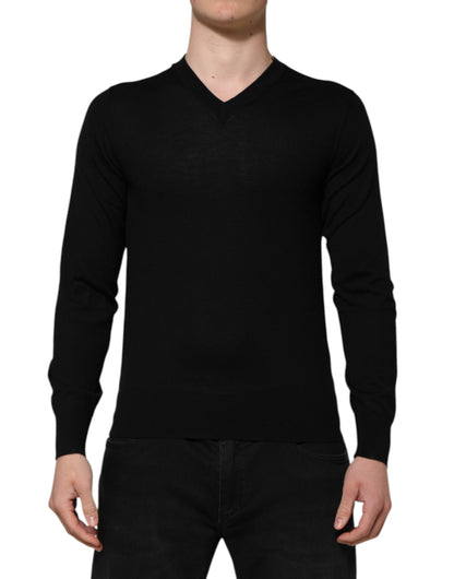 Dolce & Gabbana Men's Virgin Wool Sweater - Dark Gray