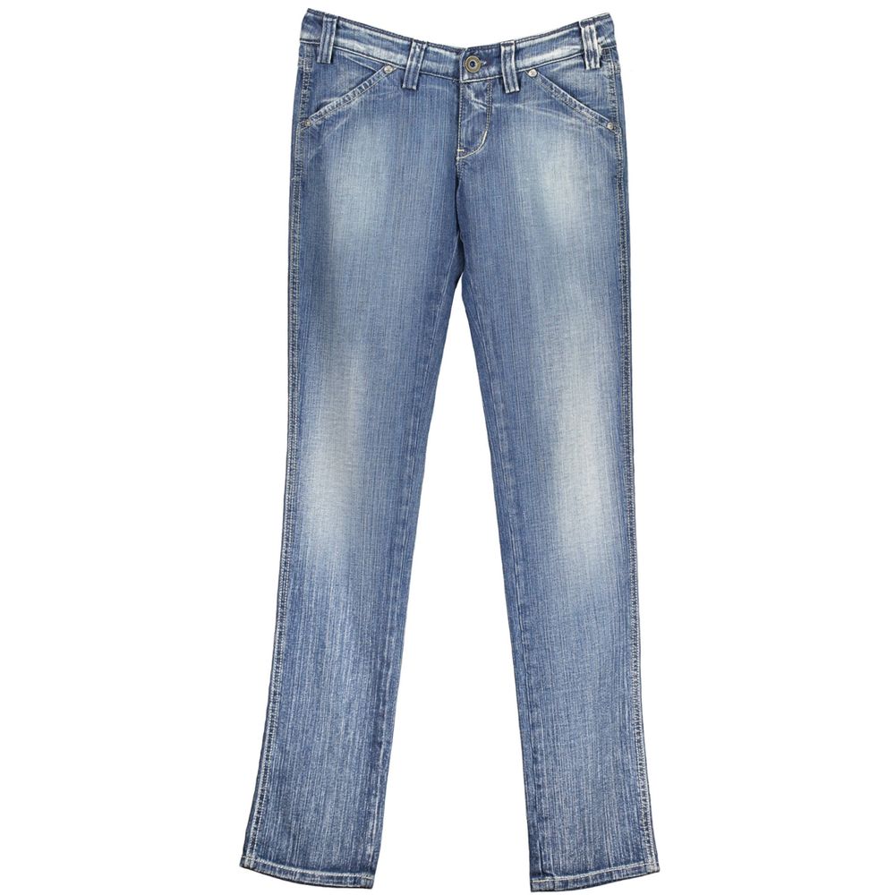 RE-START Blue Cotton Jeans & Pant
