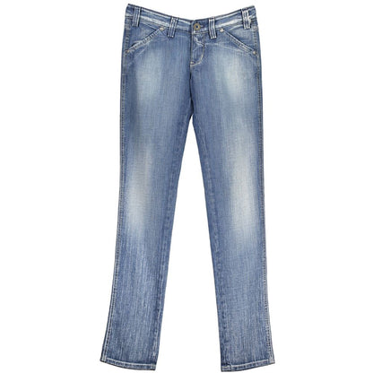 RE-START Blue Cotton Jeans & Pant