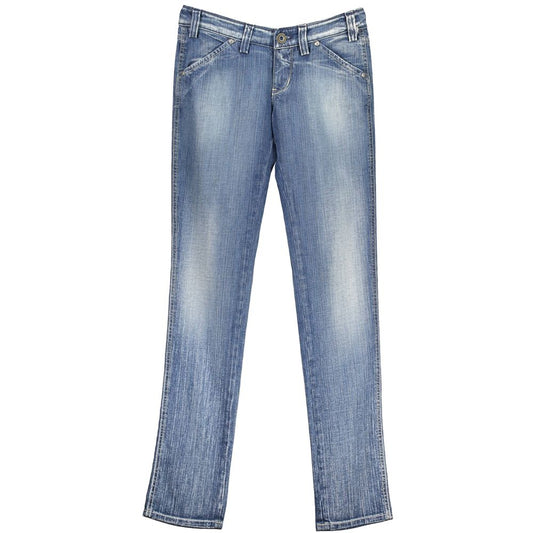 RE-START Blue Cotton Jeans & Pant