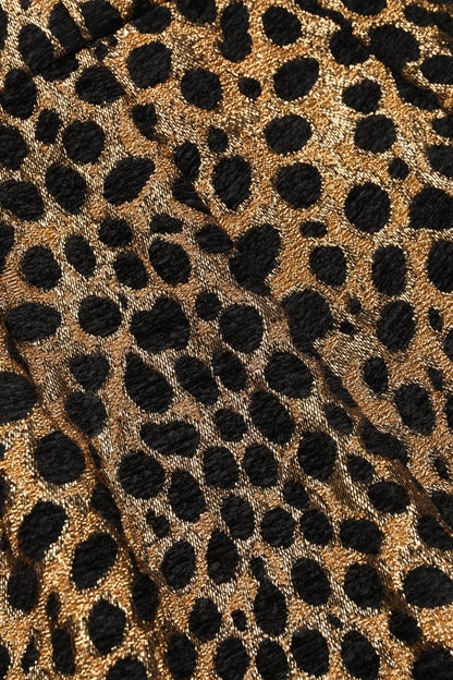 Dolce & Gabbana Brown Leopard High Waisted Hot Pants Shorts